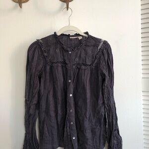 100% Cotton Detailed Women's Top